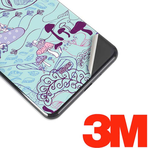 Disney Alice in Wonderland (animated) Mushrooms Print Pattern Google Pixel 3 XL Skin