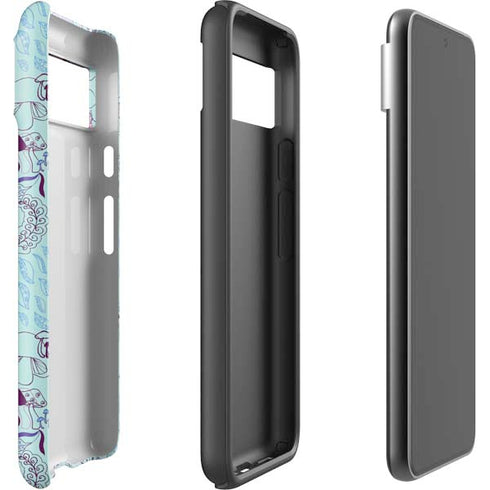 Disney Alice in Wonderland (animated) Mushrooms Print Pattern Google Pixel 8 Pro Impact Case