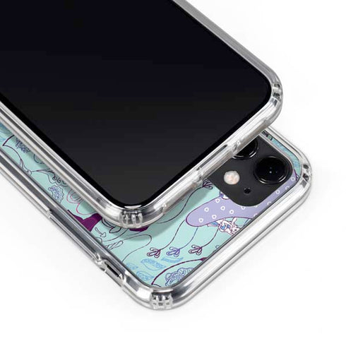 Disney Alice in Wonderland (animated) Mushrooms Print Pattern iPhone 11 Clear Case