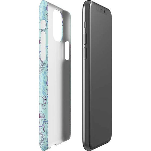 Disney Alice in Wonderland (animated) Mushrooms Print Pattern iPhone 11 Pro Lite Case