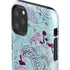 Disney Alice in Wonderland (animated) Mushrooms Print Pattern iPhone 11 Pro Max Impact Case