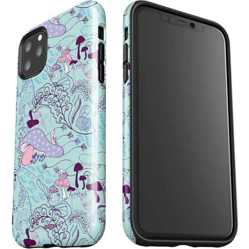 Disney Alice in Wonderland (animated) Mushrooms Print Pattern iPhone 11 Pro Max Impact Case
