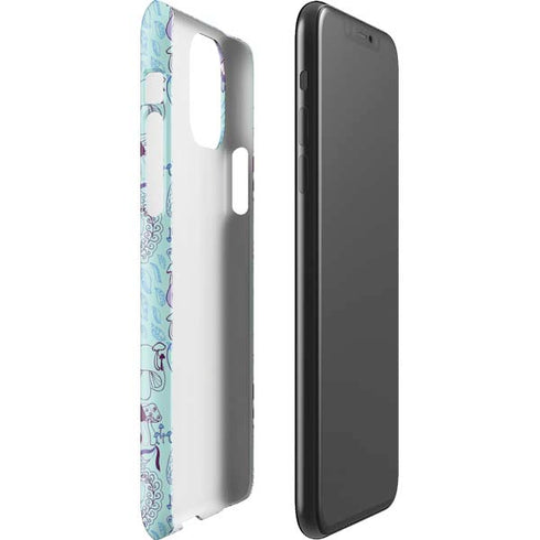 Disney Alice in Wonderland (animated) Mushrooms Print Pattern iPhone 11 Pro Max Lite Case