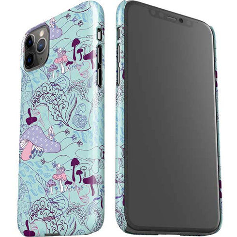 Disney Alice in Wonderland (animated) Mushrooms Print Pattern iPhone 11 Pro Max Lite Case