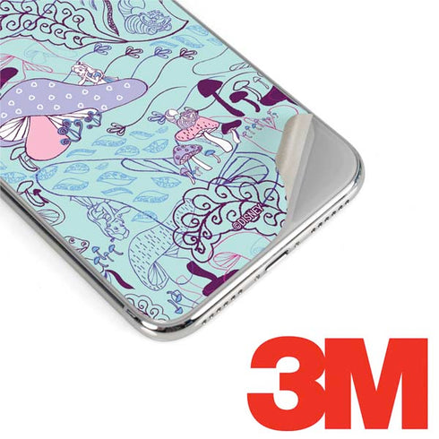 Disney Alice in Wonderland (animated) Mushrooms Print Pattern iPhone 11 Pro Skin