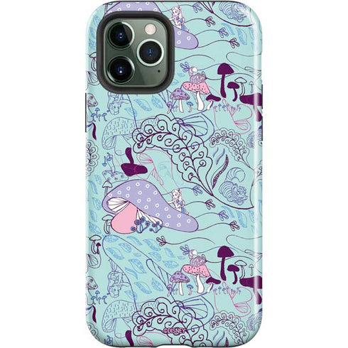 Disney Alice in Wonderland (animated) Mushrooms Print Pattern iPhone 12 Pro Impact Case