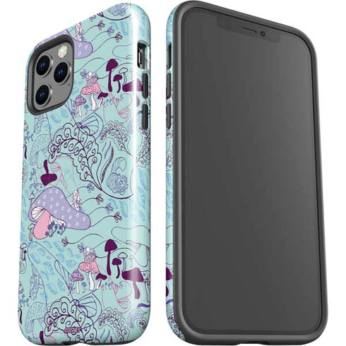 Disney Alice in Wonderland (animated) Mushrooms Print Pattern iPhone 12 Pro Impact Case