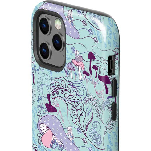Disney Alice in Wonderland (animated) Mushrooms Print Pattern iPhone 12 Pro Max Impact Case