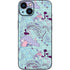 Disney Alice in Wonderland (animated) Mushrooms Print Pattern iPhone 14 Plus Skin
