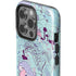 Disney Alice in Wonderland (animated) Mushrooms Print Pattern iPhone 15 Pro Impact Case
