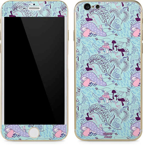 Disney Alice in Wonderland (animated) Mushrooms Print Pattern iPhone 6/6s Skin