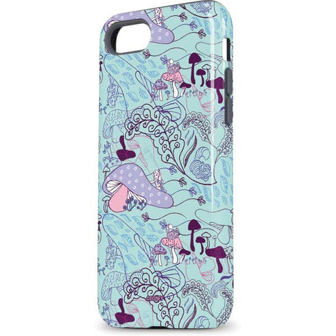 Disney Alice in Wonderland (animated) Mushrooms Print Pattern iPhone 7 Pro Case