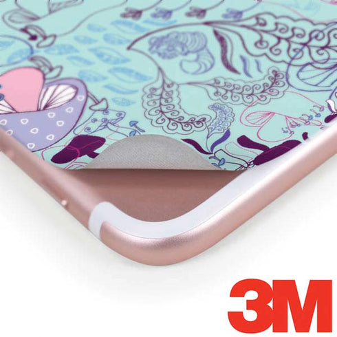 Disney Alice in Wonderland (animated) Mushrooms Print Pattern iPhone 8 Plus Skin