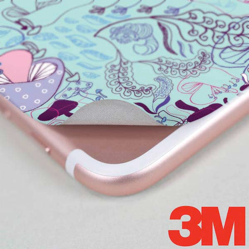Disney Alice in Wonderland (animated) Mushrooms Print Pattern iPhone 8 Skin