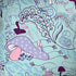 Disney Alice in Wonderland (animated) Mushrooms Print Pattern iPhone X Skin