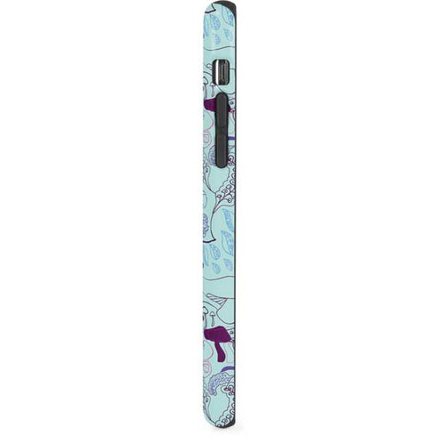 Disney Alice in Wonderland (animated) Mushrooms Print Pattern iPhone XR Pro Case