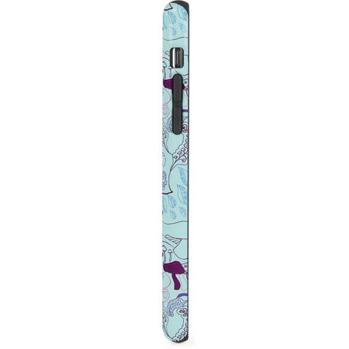 Disney Alice in Wonderland (animated) Mushrooms Print Pattern iPhone XS Pro Case