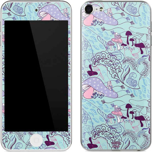 Disney Alice in Wonderland (animated) Mushrooms Print Pattern Apple iPod Skin