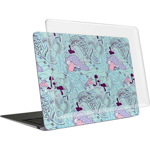 Disney Alice in Wonderland (animated) Mushrooms Print Pattern MacBook Air 13in (2020) Case plus Skin