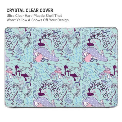 Disney Alice in Wonderland (animated) Mushrooms Print Pattern MacBook Air 13in M1 (2021) Case plus Skin