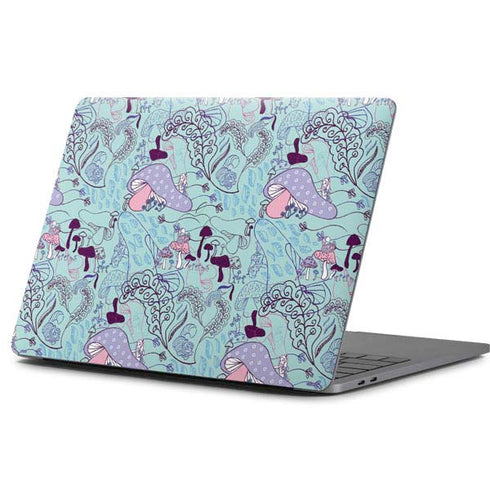 Disney Alice in Wonderland (animated) Mushrooms Print Pattern Apple MacBook Pro 13-inch Skin