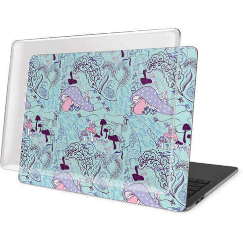 Disney Alice in Wonderland (animated) Mushrooms Print Pattern MacBook Pro 13in (2020) Case plus Skin