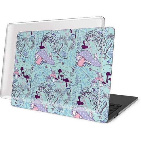 Disney Alice in Wonderland (animated) Mushrooms Print Pattern MacBook Pro 15in (2016-19) Case plus Skin