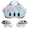 Disney Alice in Wonderland (animated) Mushrooms Print Pattern Meta Quest 3 Skin