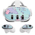 Disney Alice in Wonderland (animated) Mushrooms Print Pattern Meta Quest 3 Skin