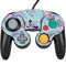 Disney Alice in Wonderland (animated) Mushrooms Print Pattern Nintendo GameCube Controller Skin