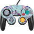 Disney Alice in Wonderland (animated) Mushrooms Print Pattern Nintendo GameCube Controller Skin