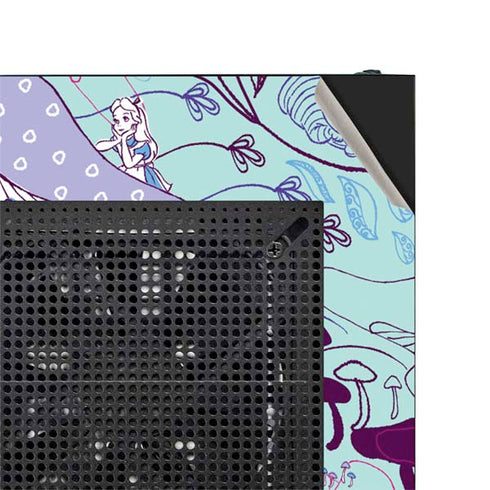Disney Alice in Wonderland (animated) Mushrooms Print Pattern NZXT H510 Compact ATX Mid-Tower Case Skin