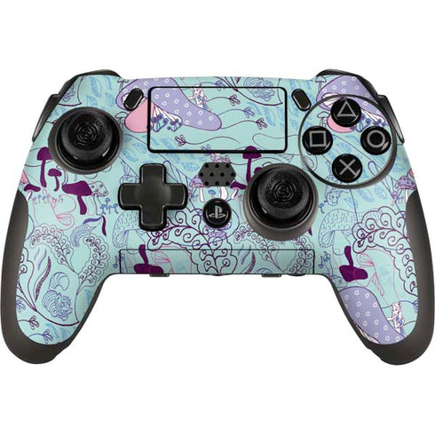 Disney Alice in Wonderland (animated) Mushrooms Print Pattern PlayStation Scuf Vantage 2 Controller Skin
