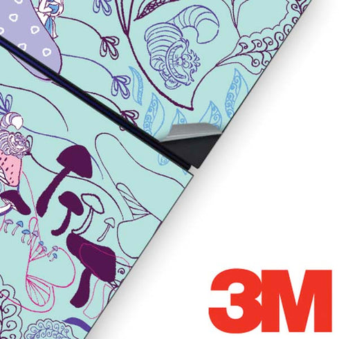 Disney Alice in Wonderland (animated) Mushrooms Print Pattern PS4 Console and Controller Bundle Skin