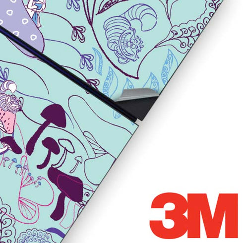 Disney Alice in Wonderland (animated) Mushrooms Print Pattern PS4 Console Skin
