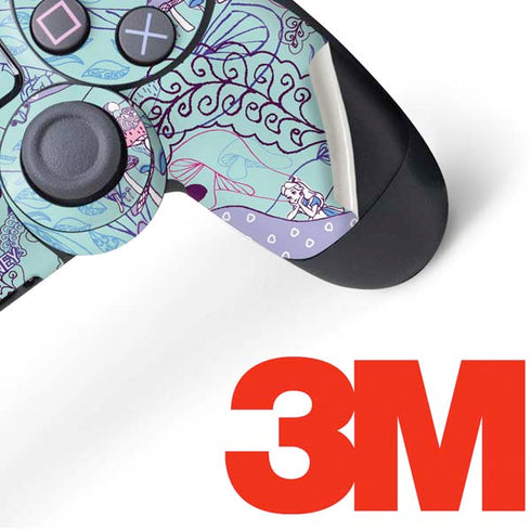 Disney Alice in Wonderland (animated) Mushrooms Print Pattern PS4 Pro/Slim Controller Skin