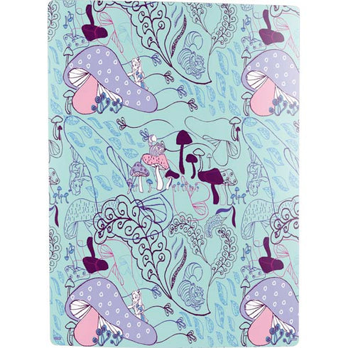 Disney Alice in Wonderland (animated) Mushrooms Print Pattern PS5 Digital Edition Bundle Skin