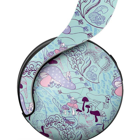 Disney Alice in Wonderland (animated) Mushrooms Print Pattern PULSE 3D Wireless Headset for PS5 Skin