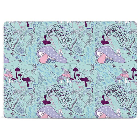 Disney Alice in Wonderland (animated) Mushrooms Print Pattern Surface Laptop 2 Skin