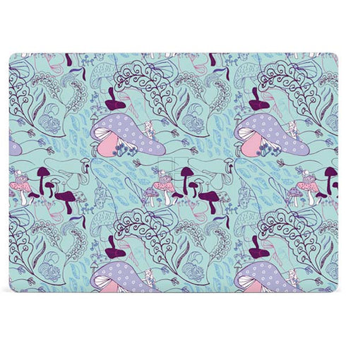 Disney Alice in Wonderland (animated) Mushrooms Print Pattern Surface Laptop 3 13.5in Skin