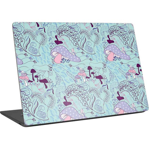 Disney Alice in Wonderland (animated) Mushrooms Print Pattern Surface Laptop 4 15in Skin