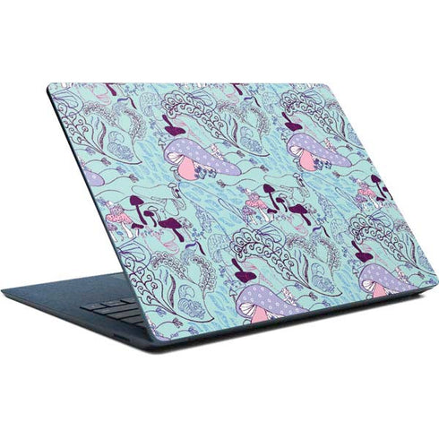 Disney Alice in Wonderland (animated) Mushrooms Print Pattern Surface Laptop Skin