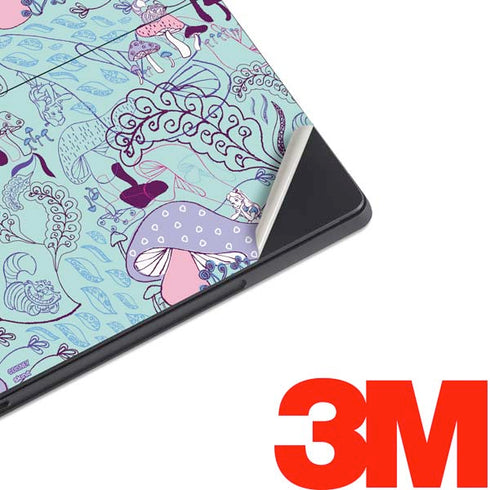 Disney Alice in Wonderland (animated) Mushrooms Print Pattern Surface Pro 7 Skin
