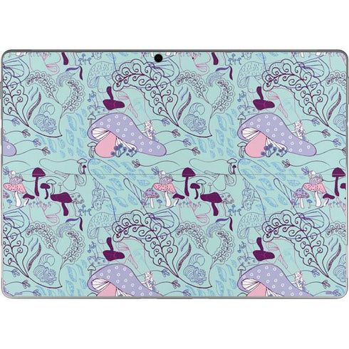 Disney Alice in Wonderland (animated) Mushrooms Print Pattern Surface Pro 8 Skin