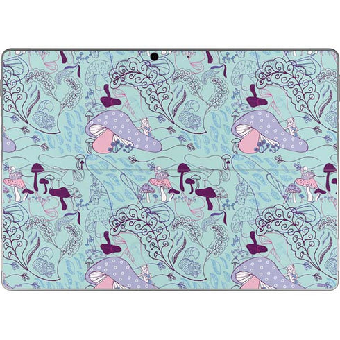Disney Alice in Wonderland (animated) Mushrooms Print Pattern Surface Pro 9 Skin