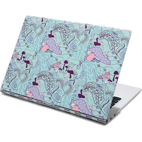 Disney Alice in Wonderland (animated) Mushrooms Print Pattern Yoga 910 2-in-1 14in Touch-Screen Skin