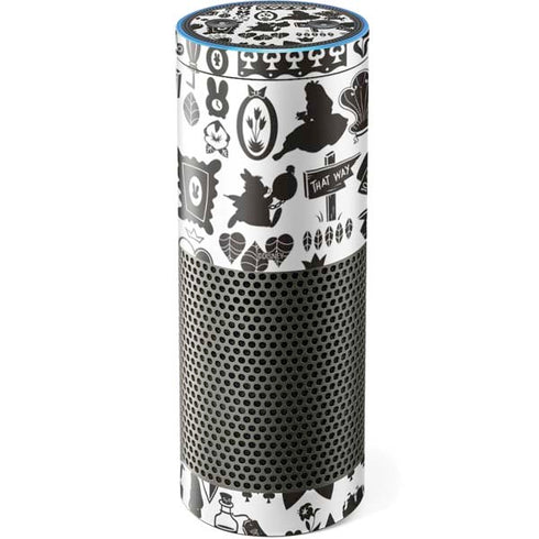Disney Alice in Wonderland (animated) Silhouette Pattern Amazon Echo Skin