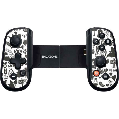 Disney Alice in Wonderland (animated) Silhouette Pattern Backbone One for iPhone Game Controller Skin