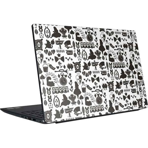 Disney Alice in Wonderland (animated) Silhouette Pattern Dell Vostro Skin