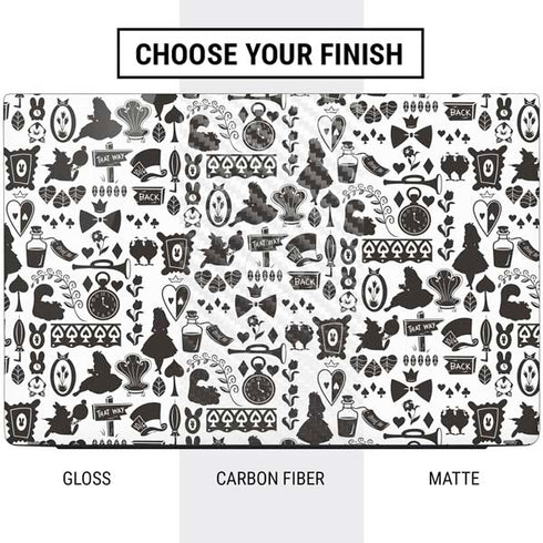 Disney Alice in Wonderland (animated) Silhouette Pattern Dell Vostro Skin